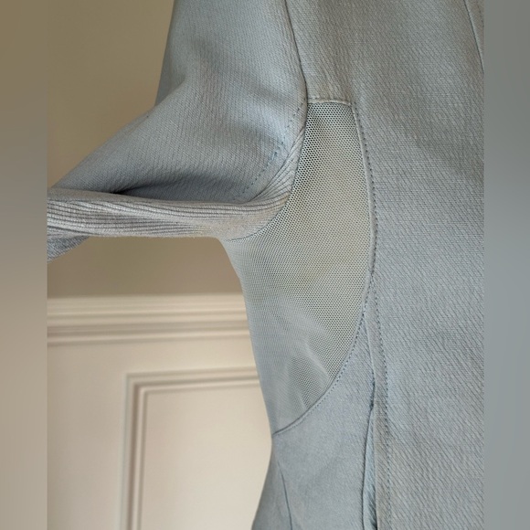 Blank NYC Mesh Detail Crepe Jacket Light Blue size XS - Picture 6 of 16